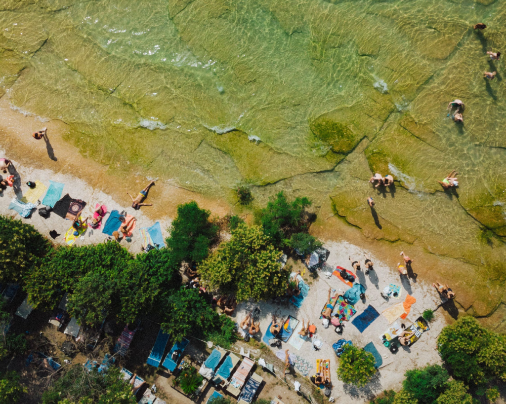 Most beautiful beaches Lake Garda